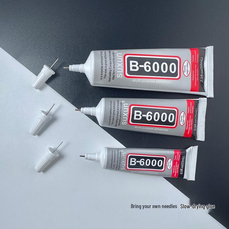 B6000B7000 Clear Jewelry Glue with Needle for DIY Handmade Inlay & Gem Stick 15ML B700
