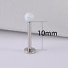 1PC 361L Surgical Steel Opal Ball Lip Stud Internally Threaded 3mm Opal Labret Ear Tragus Cartilage Helix Daith Earring Piercing 4