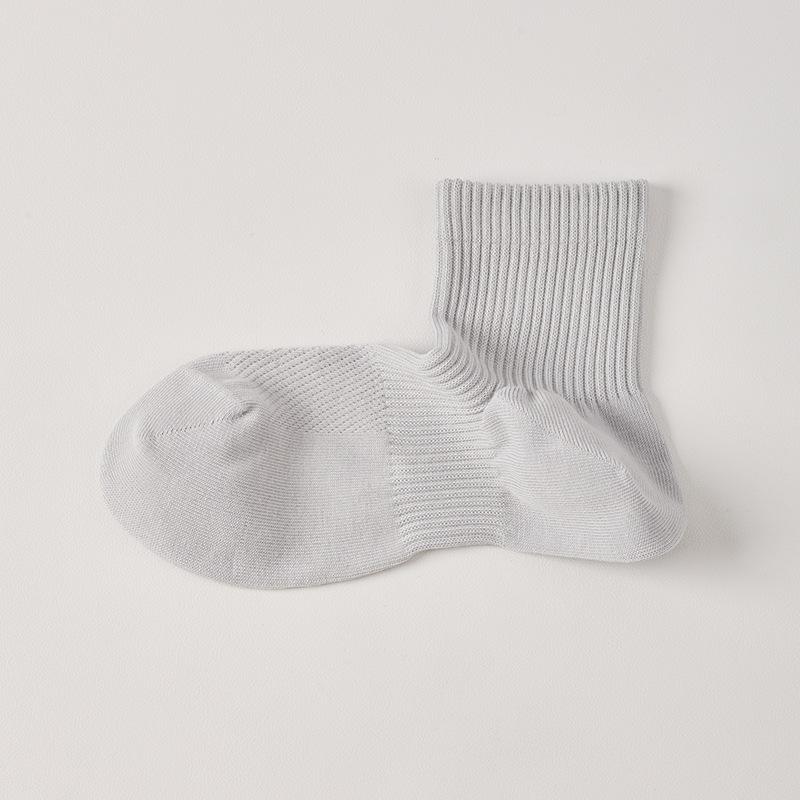 Boneless Socks for Women, Right-angle Mid-calf Socks, Summer Thin Women's Short Socks, Deodorizing and Antibacterial, Mesh Pure Cotton Socks