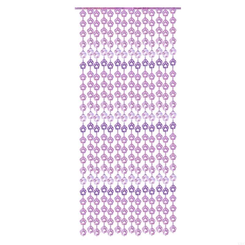 

Sparkling Pet Paws Tinsel Foil Fringes Curtain 3.28x6.56ft Tinsel Curtain For Pet Themed Birthday Party Decoration X3UC