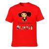 Cheburashka V1 Weiß Animation Cartoon Poster DTG Druck Unisex T-Shirt Alle Größen S5XL