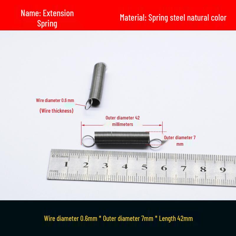 Stainless Steel Spring Hook for Microwave Oven Handle, Wire Diameter 0.6/0.7