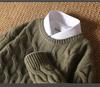 Men's Heavyweight 100% Wool Cable Knit Pullover Sweater