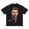 American Professional Basketball Star Sports Tee Shirt Homm Men Women Clothing Short Sleeve Round T-shirt Streetwear