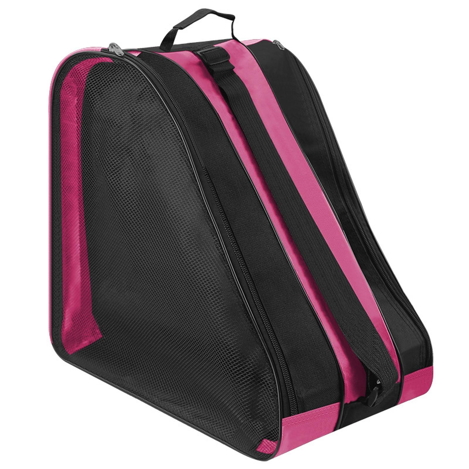 

Portable Large Capacity Roller Skate Bag Breathable Adjustable Straps Ice Skate Case roller skate backpack One Size