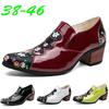 New Men's Trendy British Style Height-Increasing Leather Dress Shoes for Youth