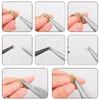 Handy and Practical Jewelry Pliers with Double Spring for Artistic Projects