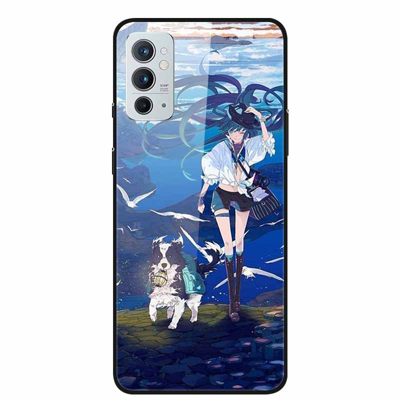 Tempered Glass Cover For Oneplus 9RT Case 1+ 9RT Hard Back Cover for Oneplus 9RT 5G Case Coque Bumper Funda OnePlus 9 1+9RT