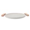 Korean BBQ Grill Pan Anti Stick Versatile Aluminum Stovetop Grill Plate with Handles for Indoor