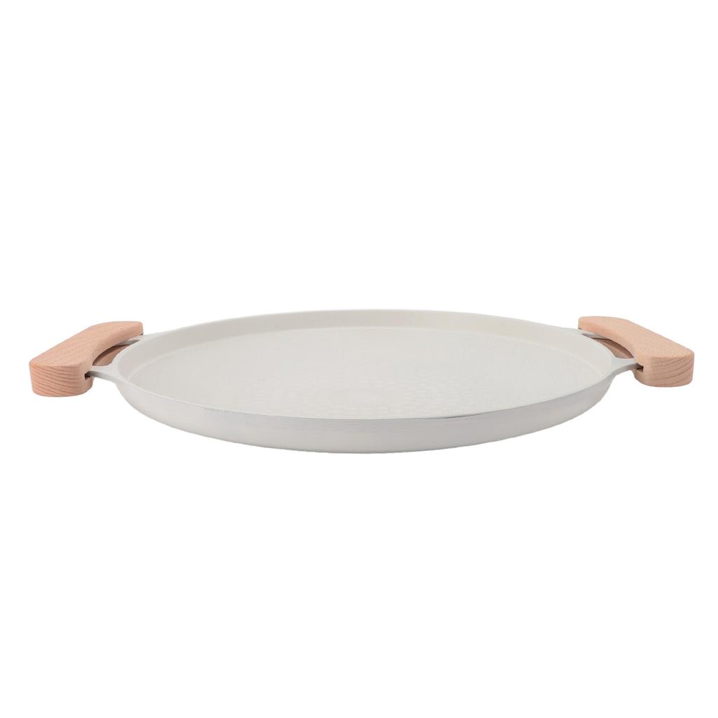 Korean BBQ Grill Pan Anti Stick Versatile Aluminum Stovetop Grill Plate with Handles for Indoor