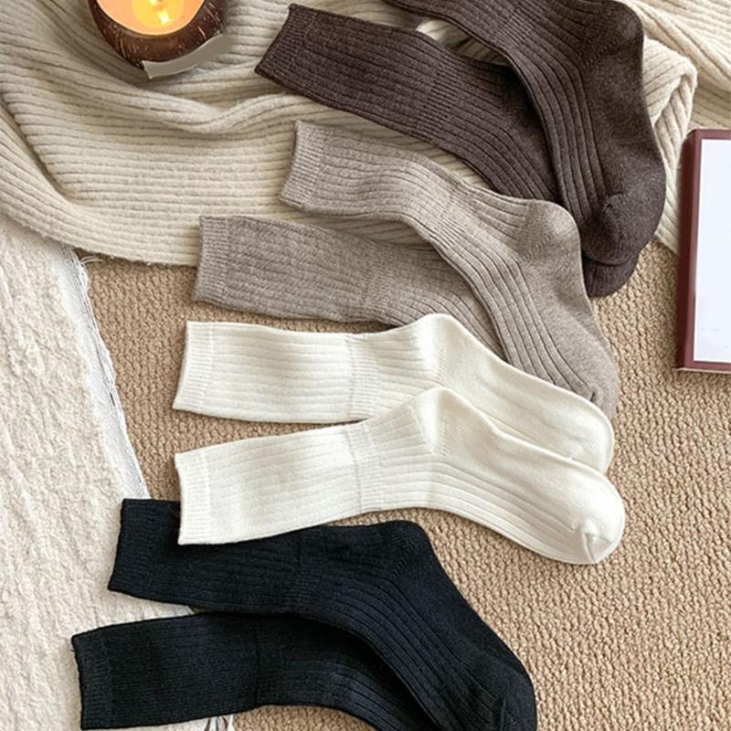 Wool Socks Men Winter Thermal Wool Hiking Socks Thick Warm Crew Socks Cotton Boot Socks Casual Dress Socks Ankle Socks