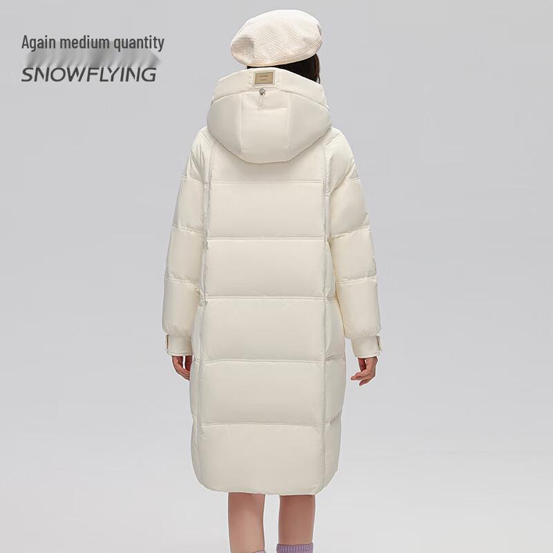 SNOWFLYING Women's Mid-Length Thickened Down Coat