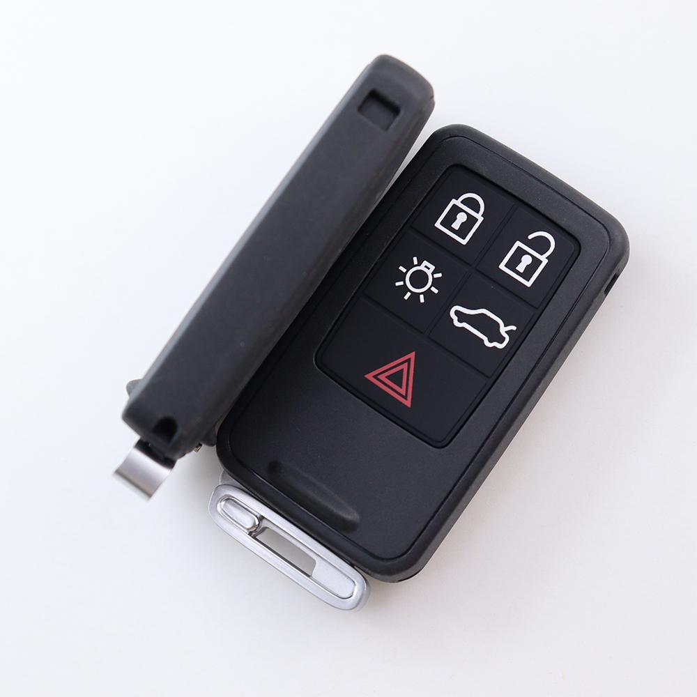 5/6 Buttons Car Key Fob Case Shell Housing Or Silicone Key Button Pad For Volvo S60 V60 S70 V70 Xc60 Xc70 Xc70 V50