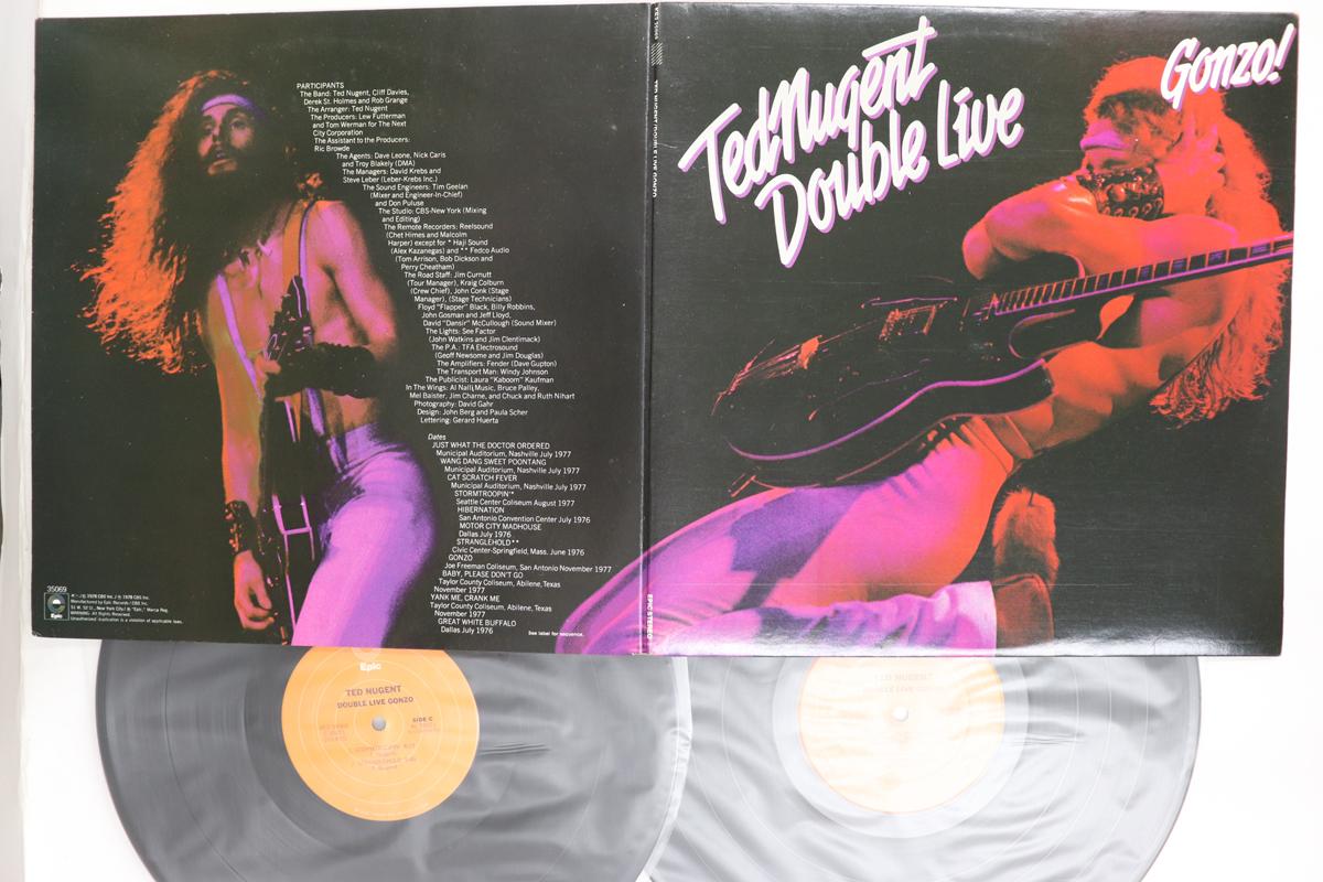 

Виниловая пластинка TED NUGENT Double Live Gonzo KE235069 EPIC 1978 США Рок Б/у