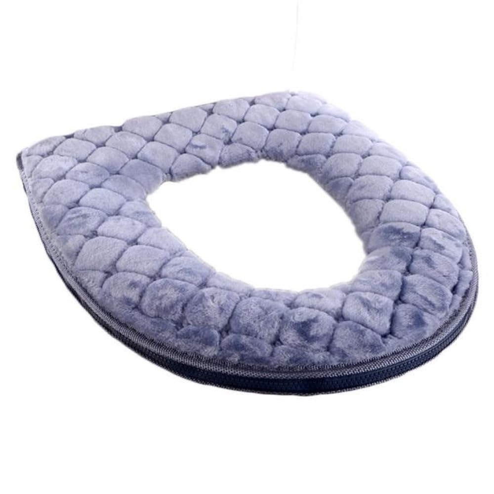 Winter Bathroom Toilet Seat Cover Washable Soft Thickening Warmer Pad Cushion Mat Closestool Comfort Pad Bathroom Accessories
