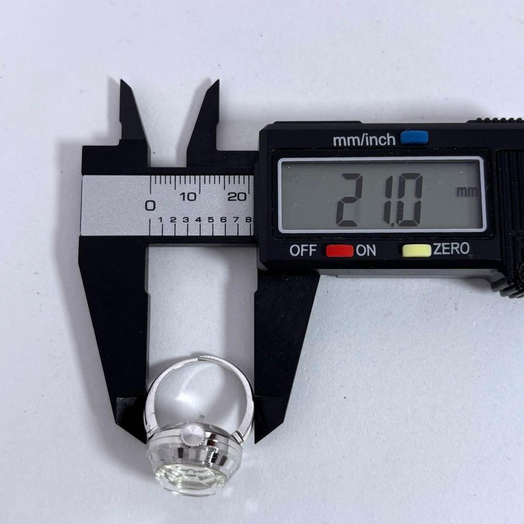 Used [In operation] Seiko Ring Watch Manual Winding Watch Ring Cut Glass Ladies