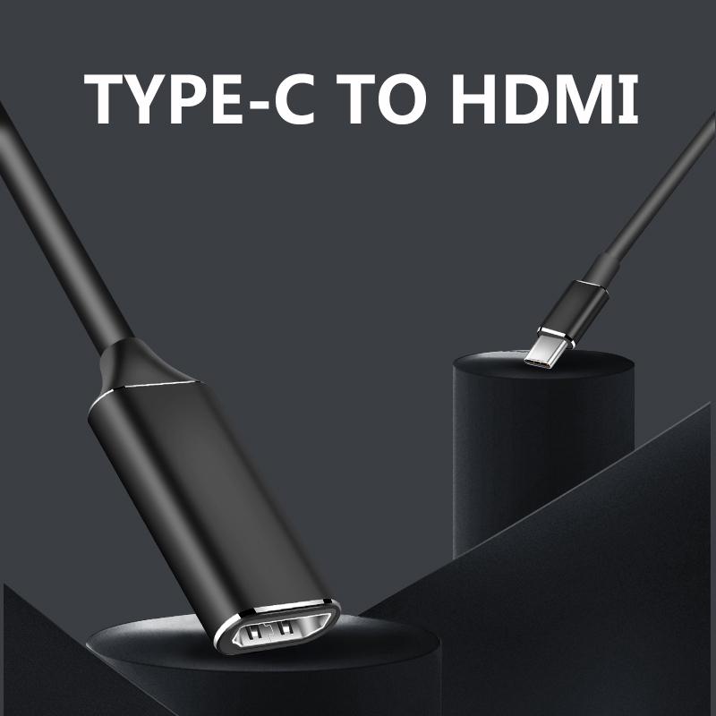 USB Type C to HDMI-compatible Adapter USB 3.1 (USB-C) to HDMI-compatible Adapter Male to Female