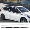 Univerzální dekorativní proužkové samolepky na linii pasu auta Pro Suzuki Volvo Tesla Skoda VW Volkswagen Seat Subaru Auto doplňky