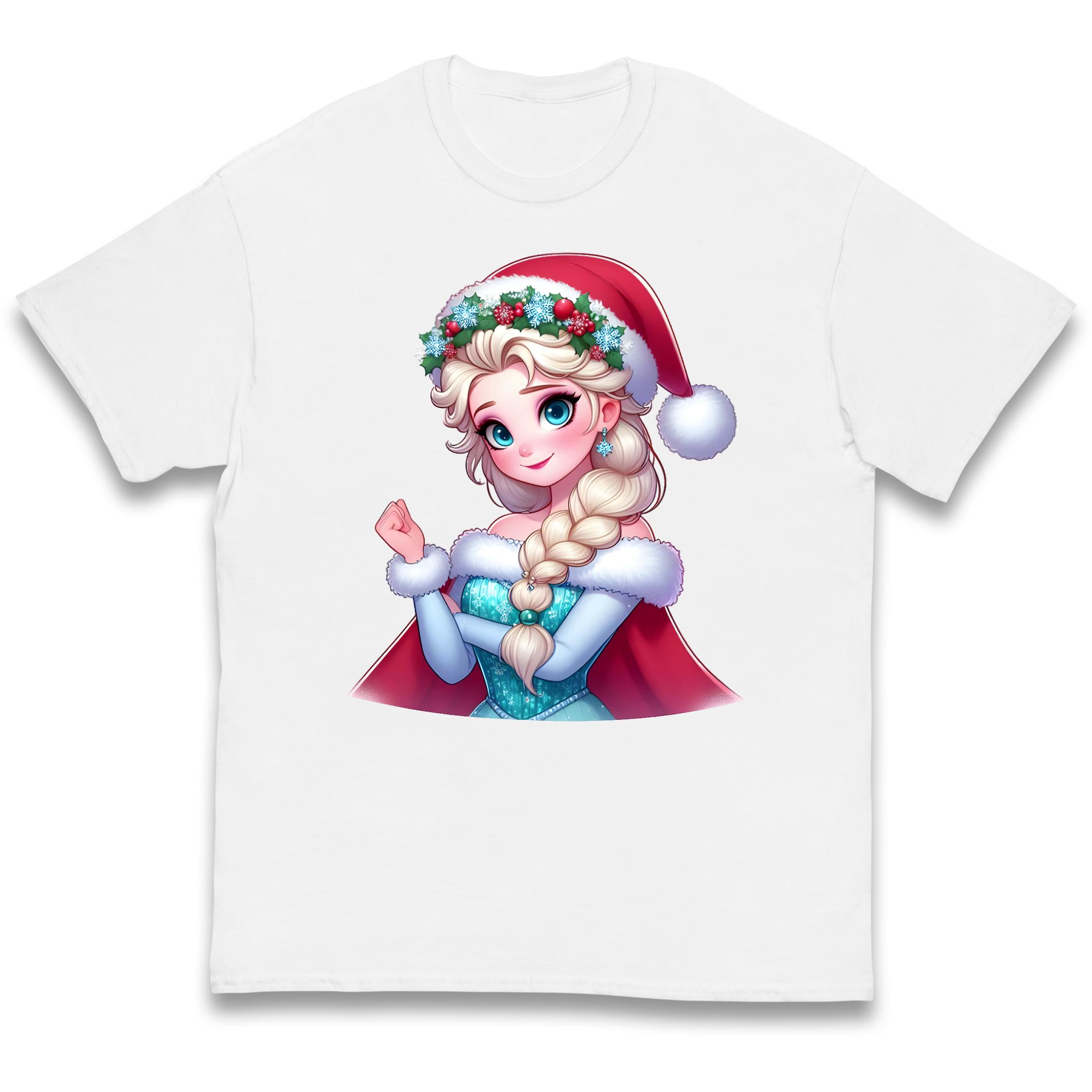 Elsa Frozen Santa Kids T-Shirt 100