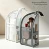 Stående Mesh Toalettveske Bærbar EVA Vanntett Reise Sammenleggbar Tannbørste Kosmetikk Organisering Kvinner BaderomsOppbevaringspose