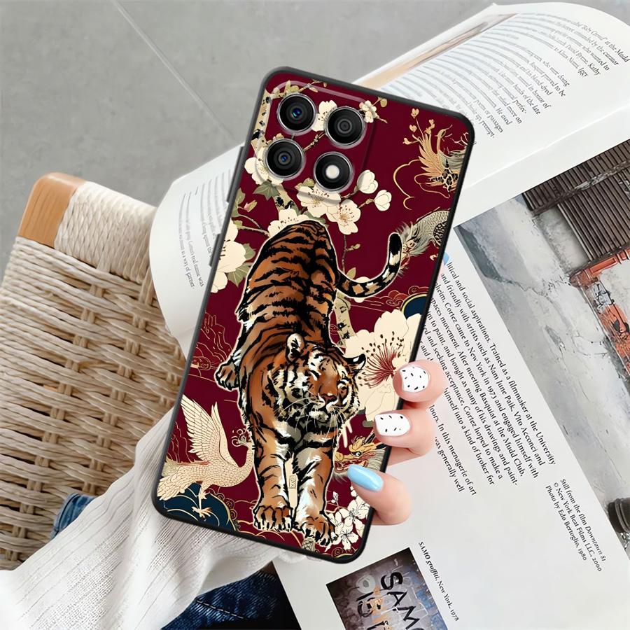Cool Tiger Leopard Case for Honor X8 X9a 70 8X X5b 200 400 Lite Magic5Lite X7 X6 90 Funda Phone Cover
