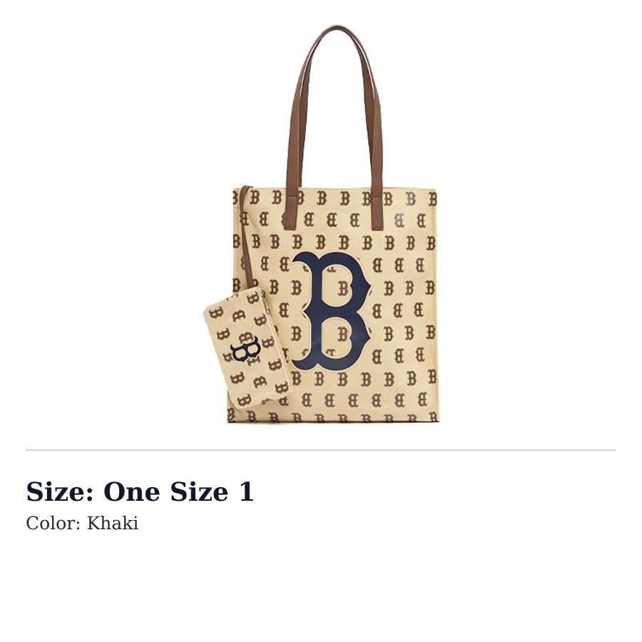 MLB Monogram Collection Polyester Square Bag, Combo Bag, Handbag Regular Womens Khaki 3AORL011N-43BGS One Size 1 хаки