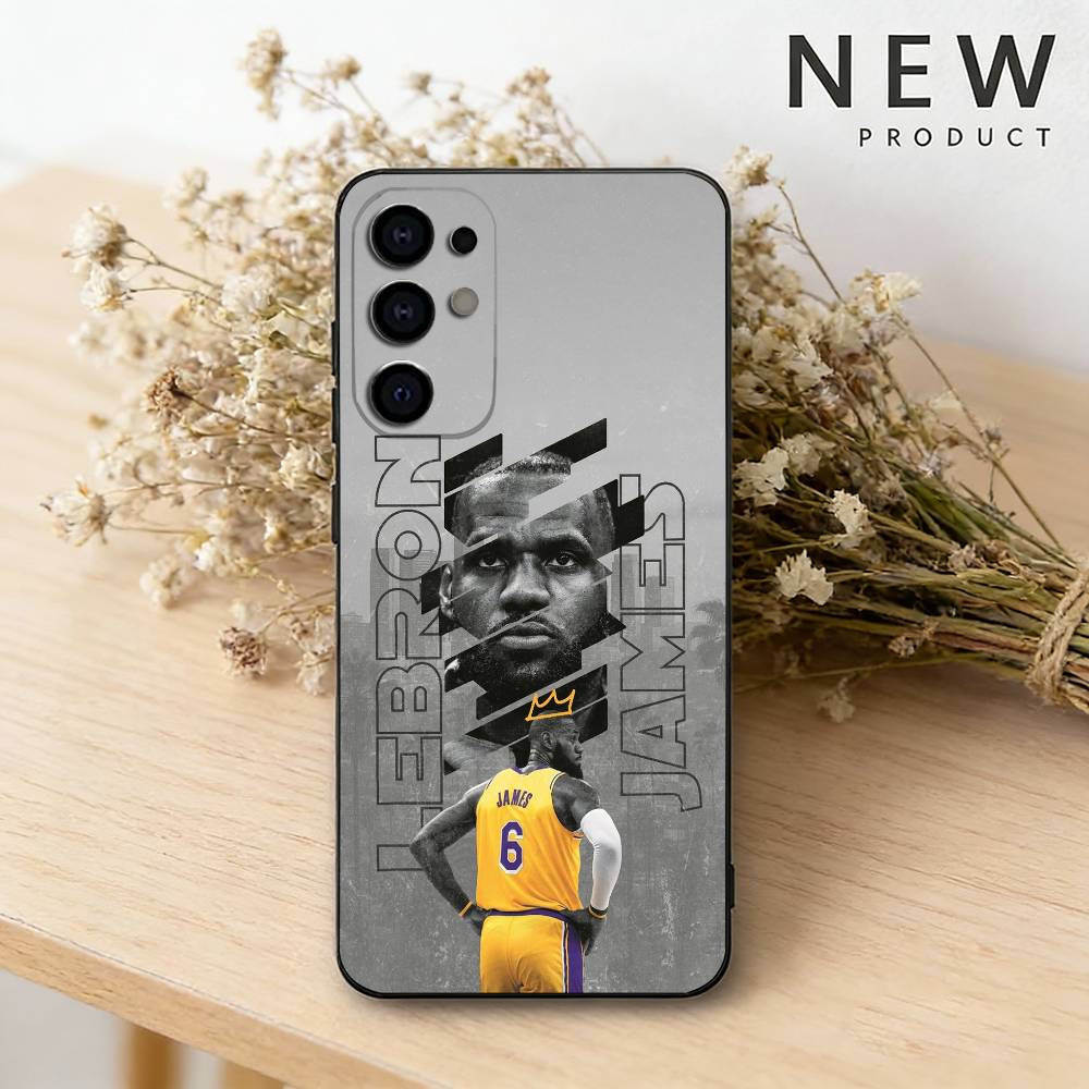 Basketball L-Lebron James 23 phone Case For Samsung S26,25,24,21,22,23,30,20,Ultra,Plus,Fe,Lite Black Soft Cover