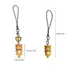 Lovely Cartoon Cat Key Chain Charming Feline Pendant Anti-Lost Chain Jewelry