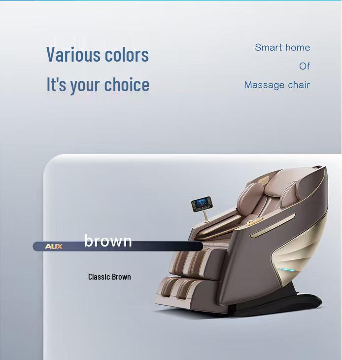SL Guide Rail Home Massage Chair: Fully Automatic Zero Gravity Smart Voice-Controlled Recliner