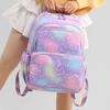 Daypack Three-piece School Bag Set Large Capacity Students School Bag Nylon Backpack  Outdoor