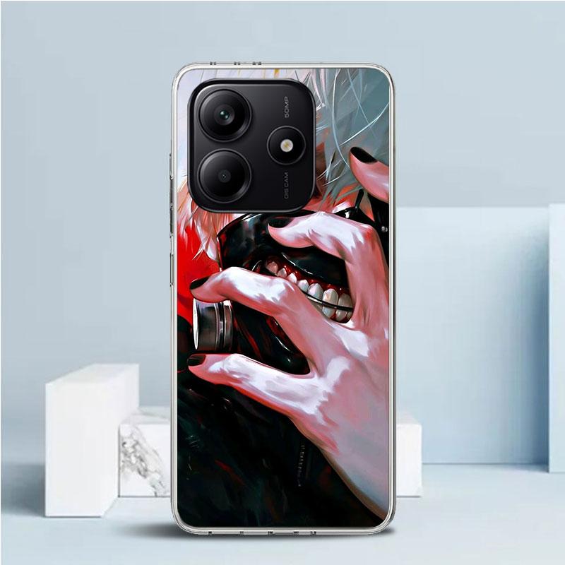 G-Ghoul Tokyo Kaneki Ken Handyhülle Für Xiaomi Redmi Note 15 14 14S 13 12S 12 Pro Plus 11S 11 11T 11E 10S 10 + Weiche TPU Rückseite