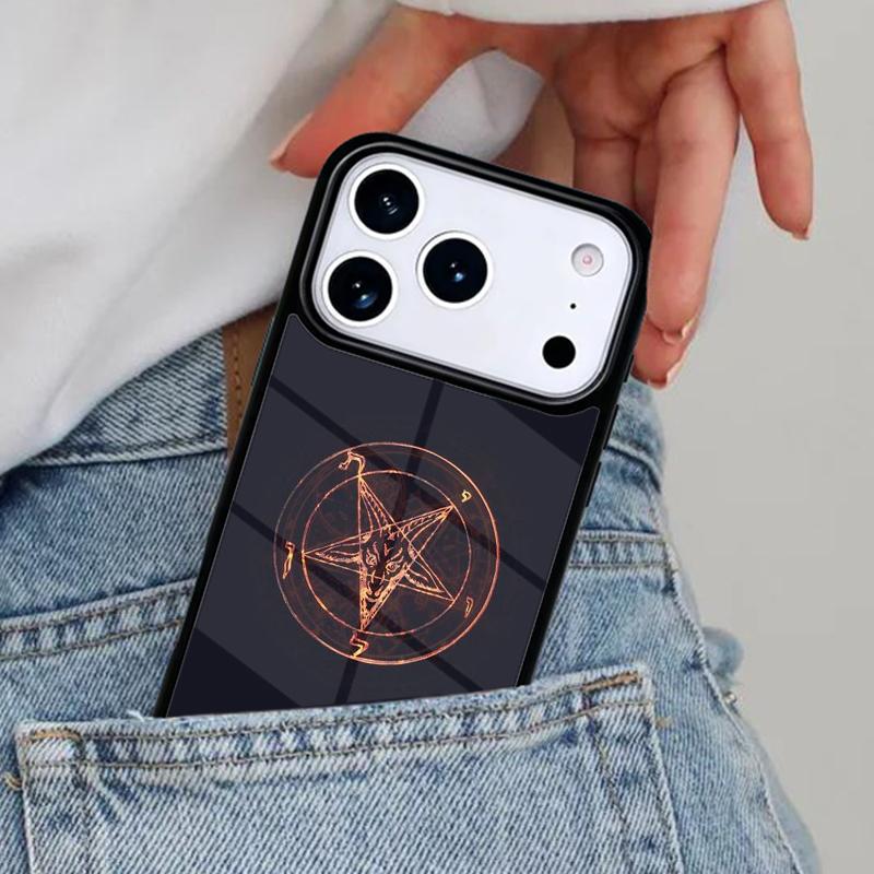 Sigil of Lucifer Phone Case for iPhone 17ProMax 12 13 14 15 16e 17 Pro Max Plus Air Cover