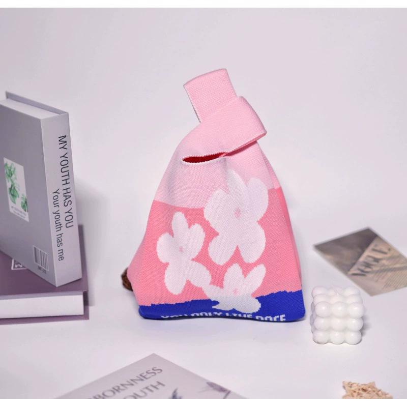 High quality thickened birthday banquet baby gift bag knitted bag gift woven bag handbag tote bag women's bag