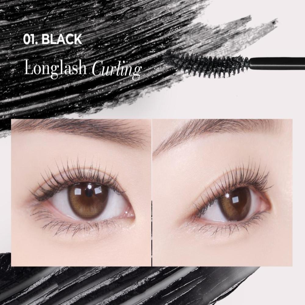 mude. Inspire Curling Mascara 8ml (Long Lash/Volume)