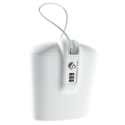 SAFEGO Wertgegenstände-Box, Sicherheitsbox, Kompakter Tresor, Ideal für Reisen und Outdoor, Diebstahlschutz, Zahlenschloss