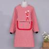 Stain-proof Kitchen Cooking Apron Waterproof Catering Work Clothes Long-sleeved Apron  Baking