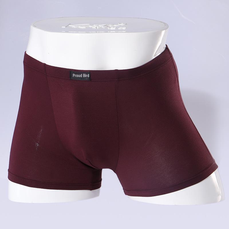 

Мужские однотонные модальные боксеры-слипы средней посадки, дышащие, U-образной формы