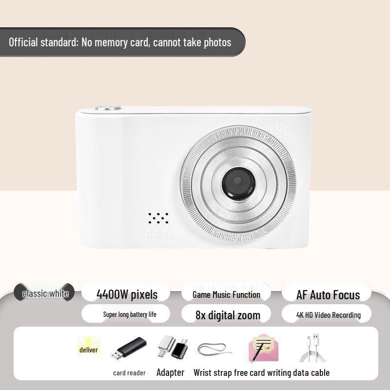 Retro Niedliche HD Dualkamera für Selbstporträts - Studentenfreundliche Sofortbildkamera für Mädchen