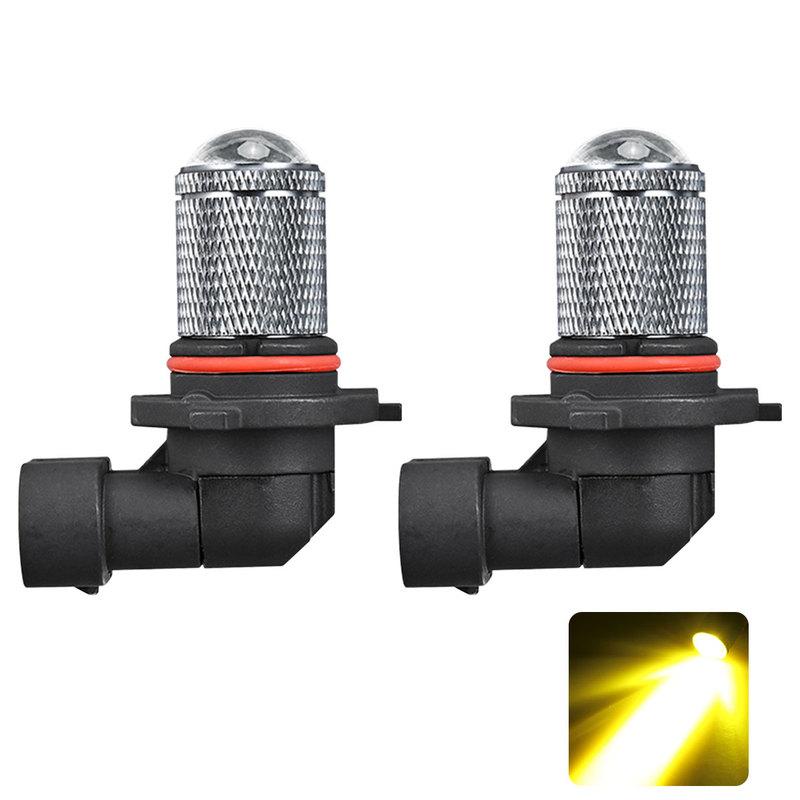 2Pcs Automotive 9005-9006 Headlight Bulbs LED Projector Auto Fog Lights LED Lights Lens 12-60V Fog Light Bulbs Car Accessories