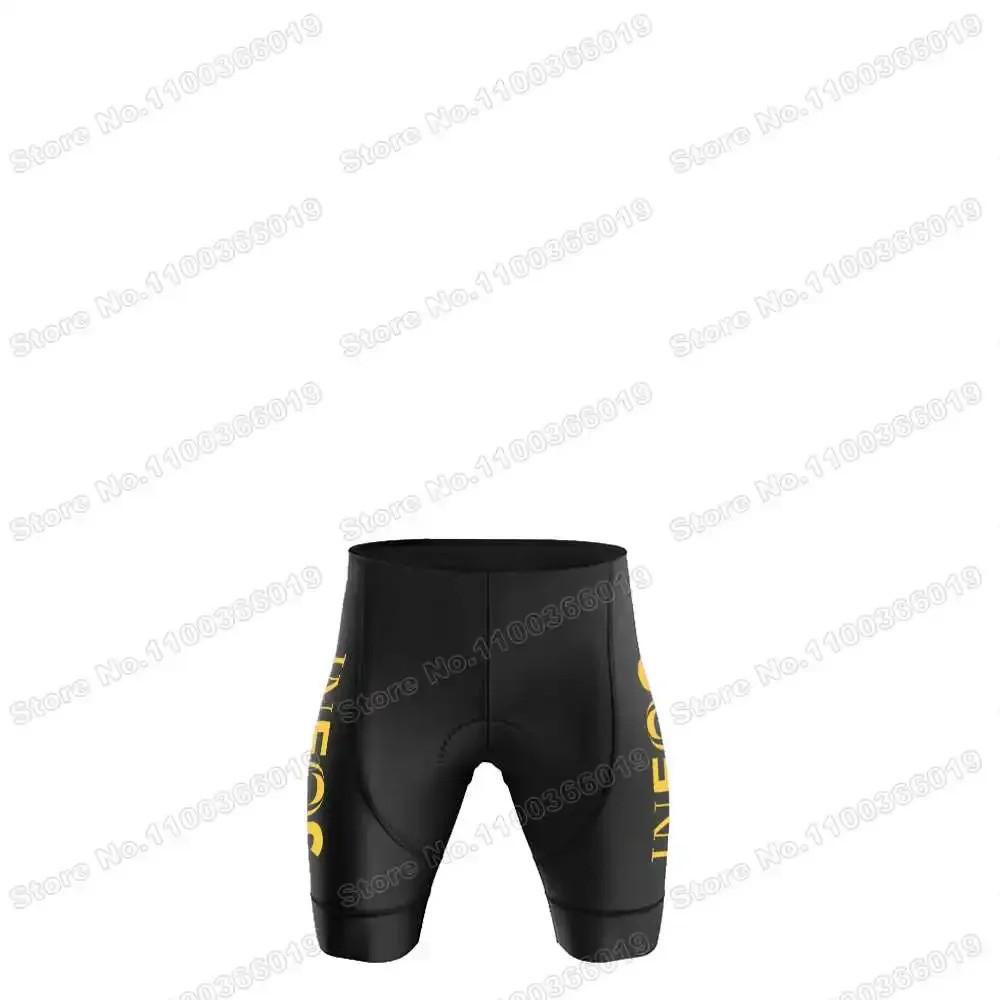 2025 Popular Ineos Grenadier Cycling Jersey Set Golden Black Cycling Clothing Men Kits Road Bike Shirts Suit Bicycle Bib Shorts 3PT1