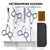 Professional Stainless Steel Pet Grooming Scissors - Safe and Anti-Scratch for Cats and Dogs