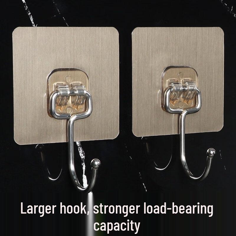 LIEI Stainless Steel Adhesive Wall Hooks