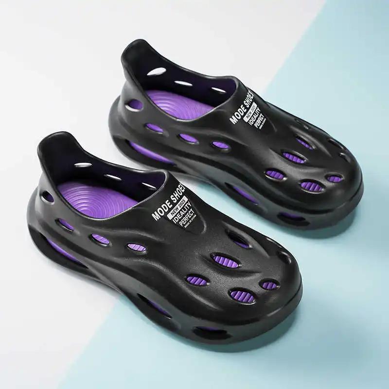 Fashion Light Weight Strips Tourist Sandals Walking Shoes For Men Summer Slippers Men Sneakers Sports Tenid Holiday Loufers