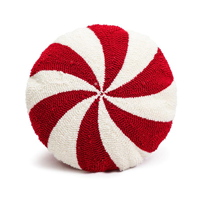 1pc Christmas Limited Edition Shaped Candy, Cane, Windmill Cushion Cover, Holiday Decoration, Gift Pillowcase Chair Cushion