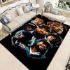 Tappeto con Stampa Leggenda Rapper Hip Hop Tappetino Antiscivolo per Pavimento Tappeto con Ritratto Vintage per Soggiorno Camera da Letto Decorazione Casa Regalo per Fan