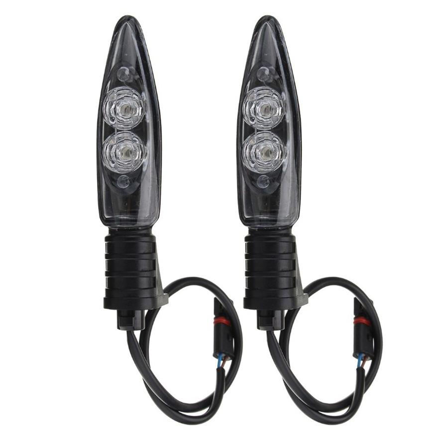 Pair LED Turn Signal Indicator Light For BMW S1000RR R1200GS HP4 F800GS R1200R