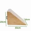 Triangular Solid Wood Wheel Chocks - Trapezoidal Sleepers and Ramp Stops