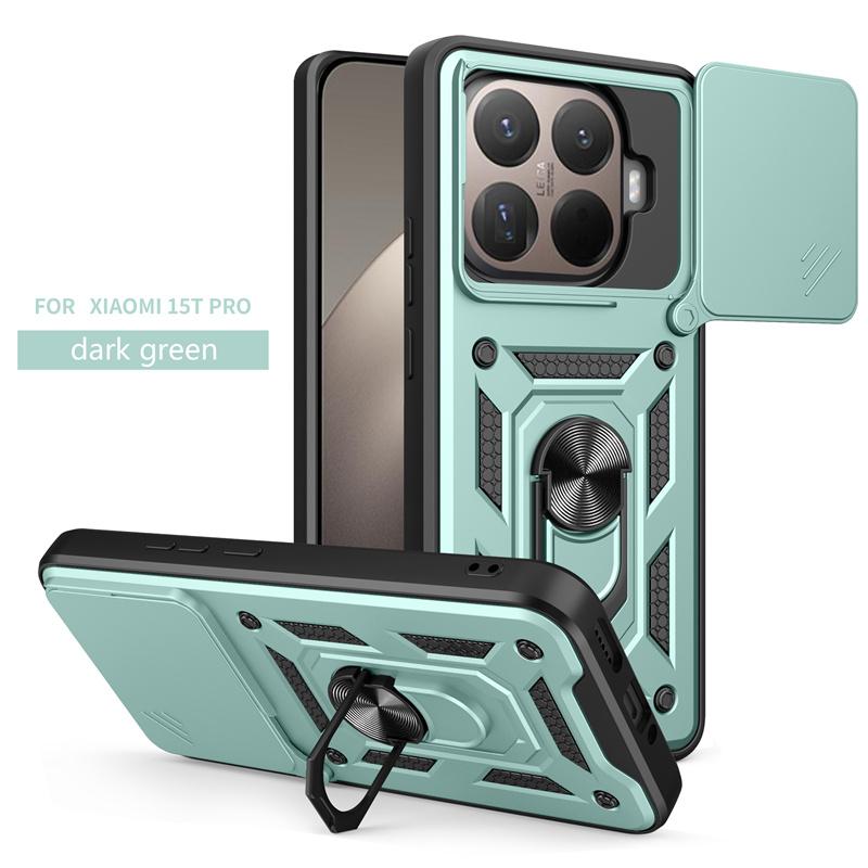 

Funda For Xiaomi 15T Pro 5G Case Shockproof Armor Car Magnetic Holder Ring Case For Xiaomi 15TPro 15 T Pro Lens Protector Cover Xiaomi 15T Pro