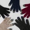 Prodigal Cashmere Smartphone Gloves 100% (Free Size, Navy)