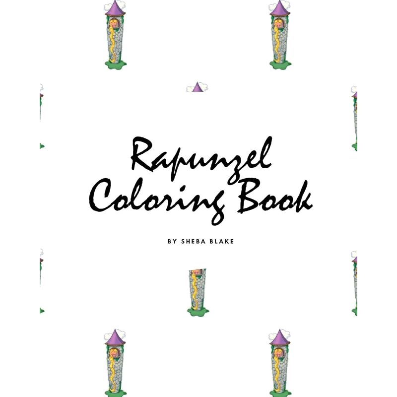 Rapunzel ing Book for Children (8x10 ing Book / Activity Book)